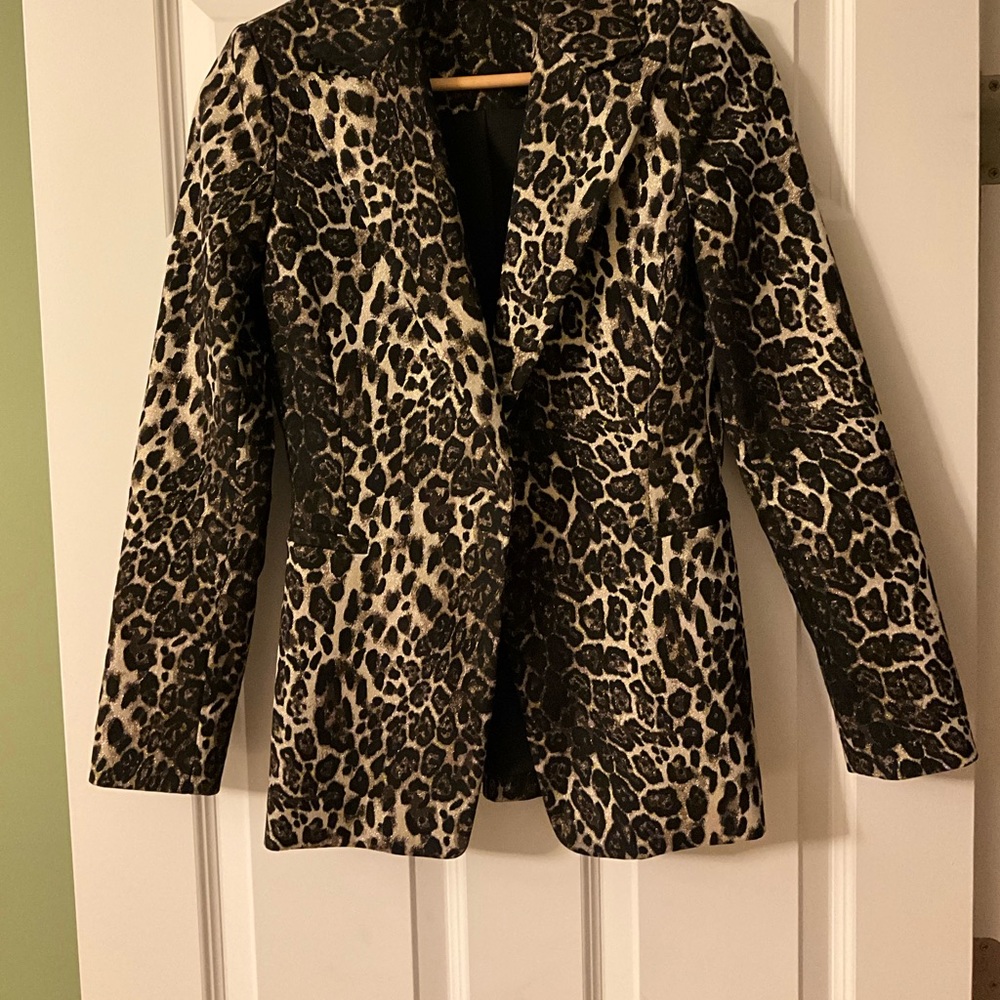 Animal Print Alice and Olivia Blazer